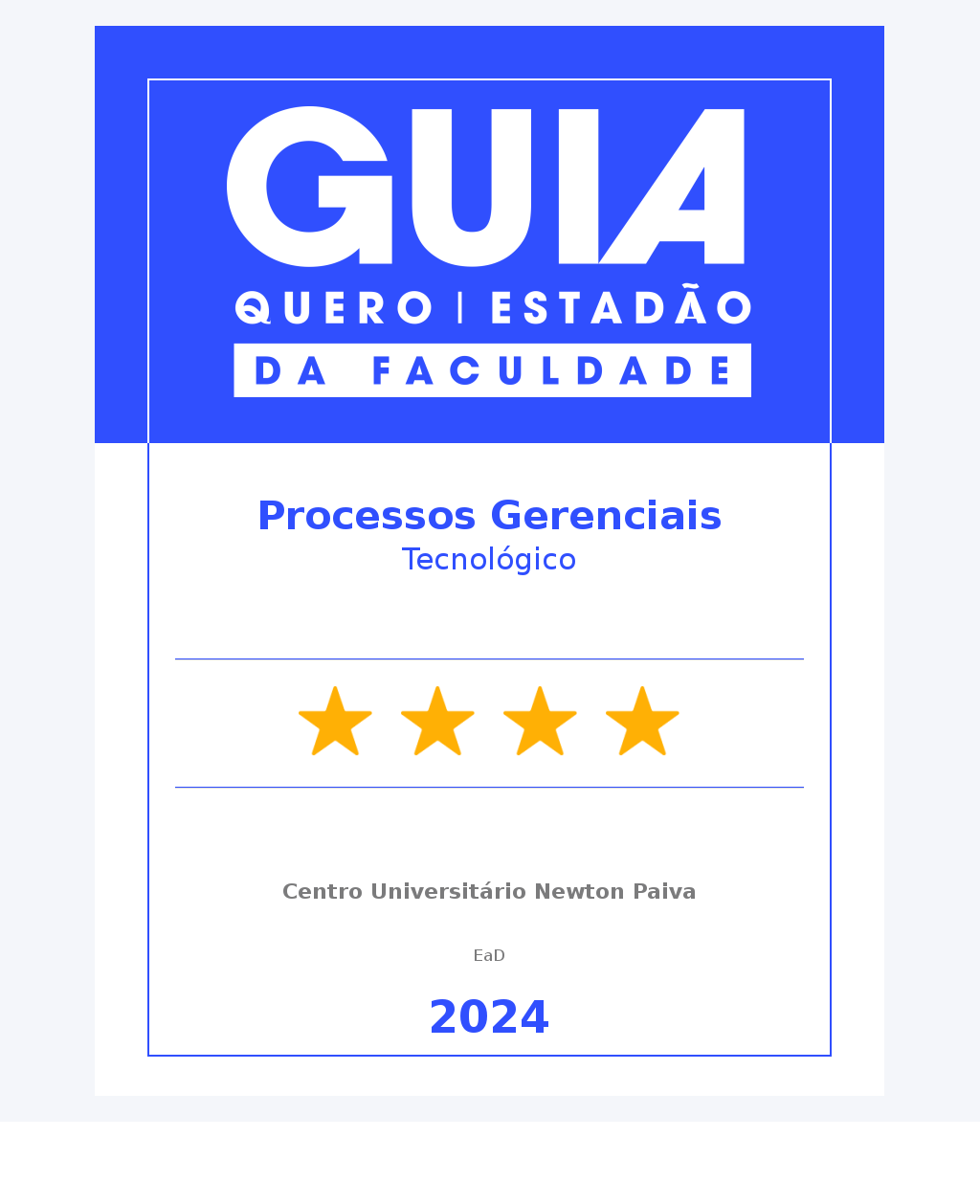 Processos Gerenciais